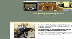 Desktop Screenshot of bearswampvet.com