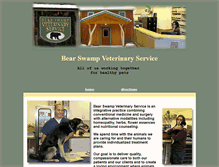 Tablet Screenshot of bearswampvet.com